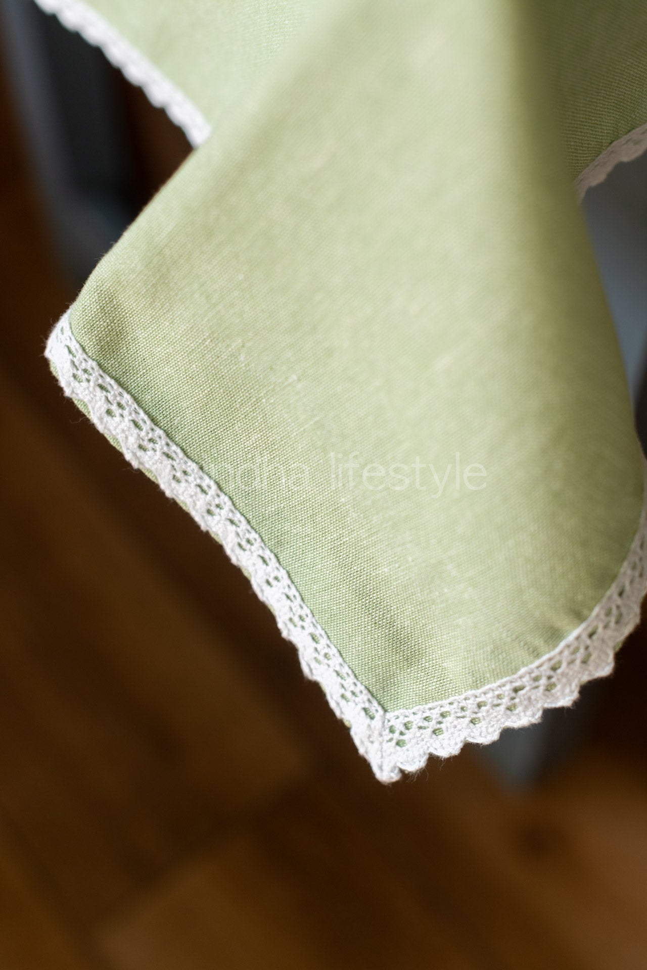 COTTON TABLE CLOTH with embroidery -Square -coffee table cover-customisable