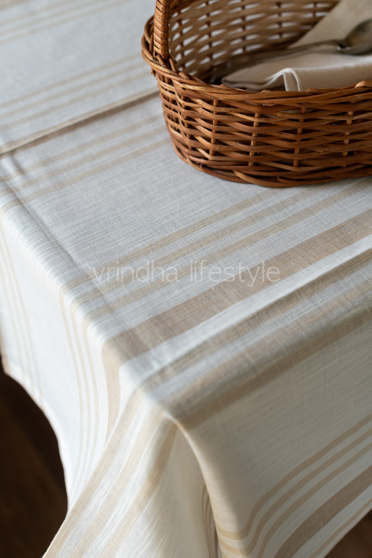 Linen cotton table cloth -coffee table-/2 seater -customisable