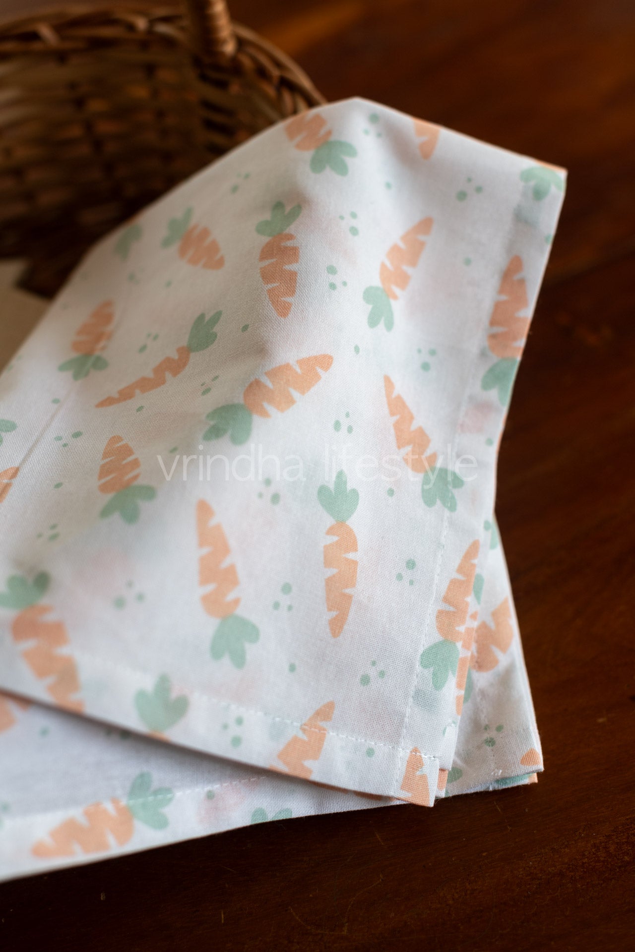 TABLE NAPKIN SET- Printed cotton Set of 6