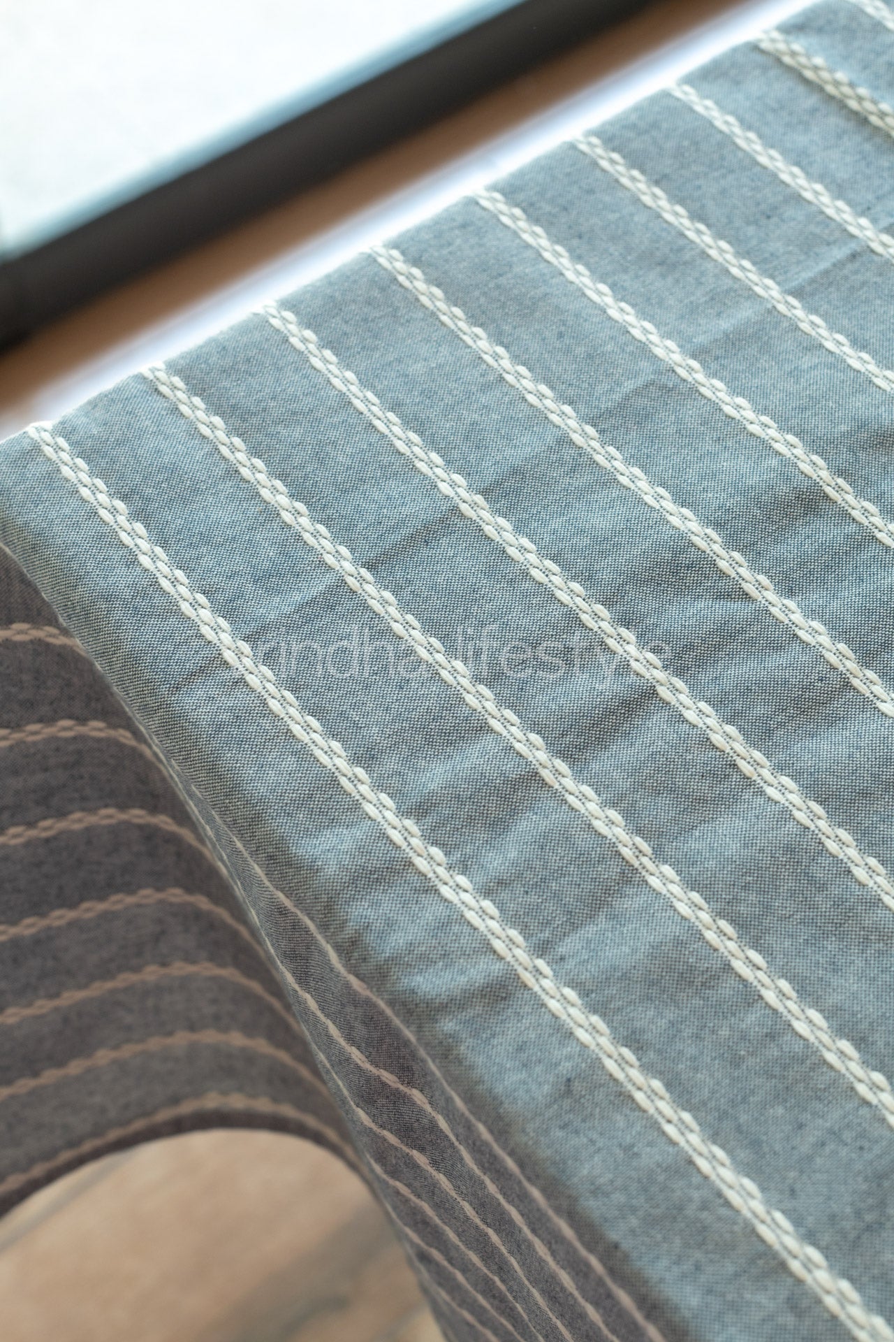 Woven cotton table cloth-4 seater