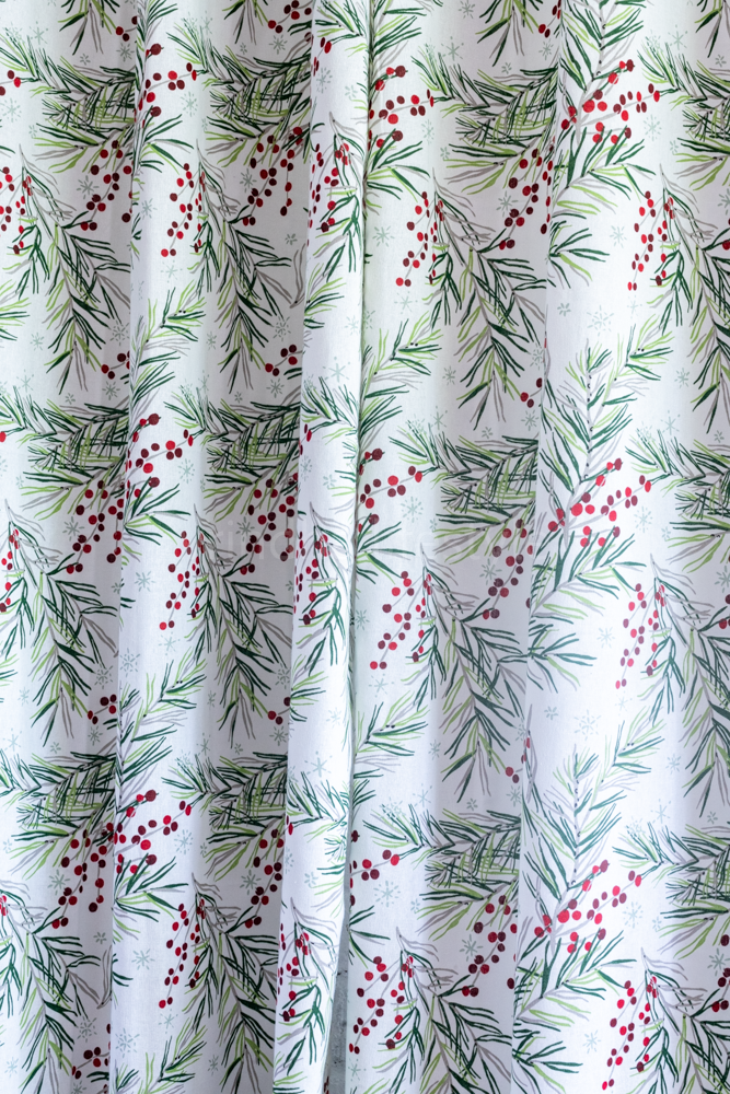 COTTON PRINTED CURTAIN-7.5 ft -Single unit
