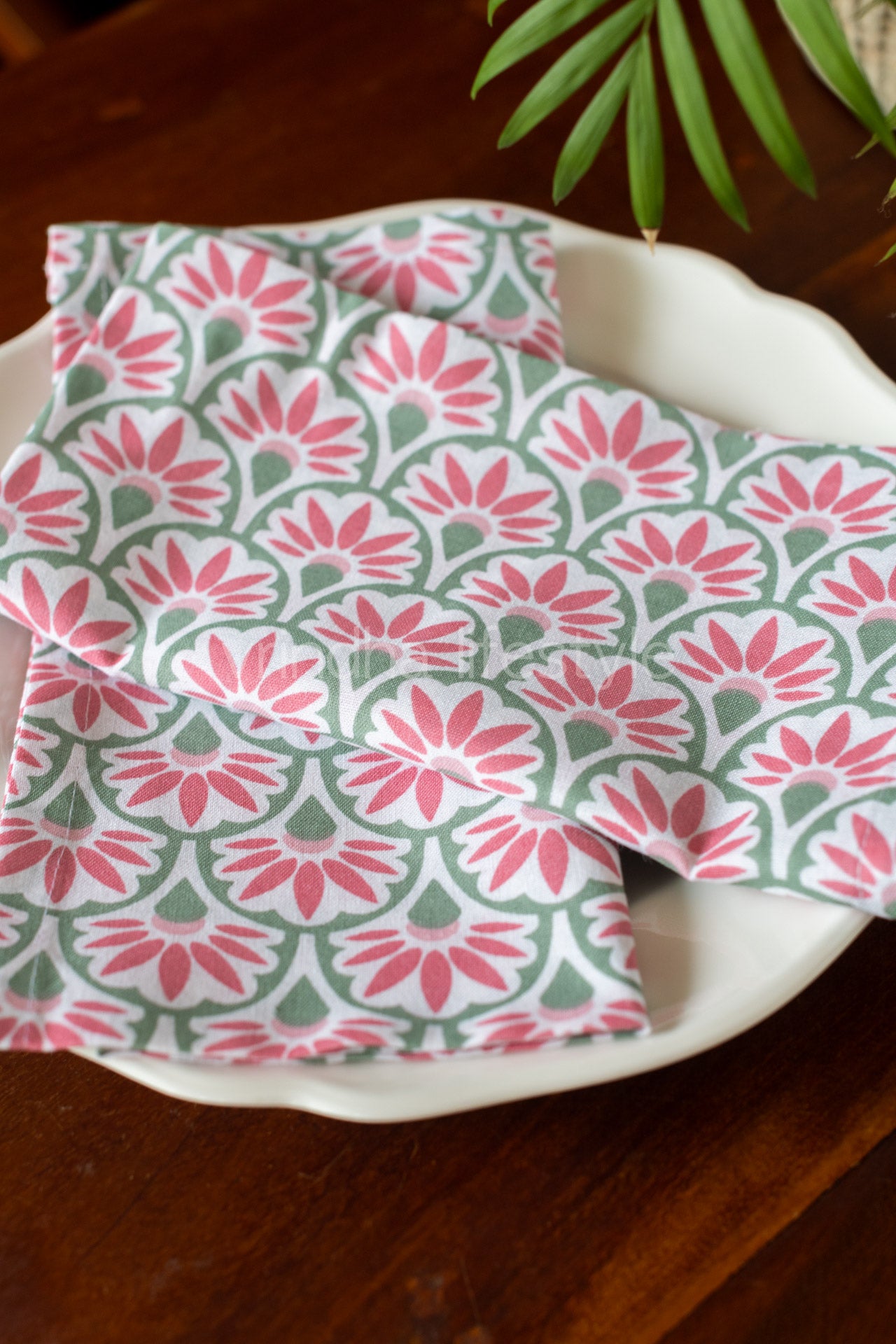 TABLE NAPKIN SET- Printed cotton Set of 6
