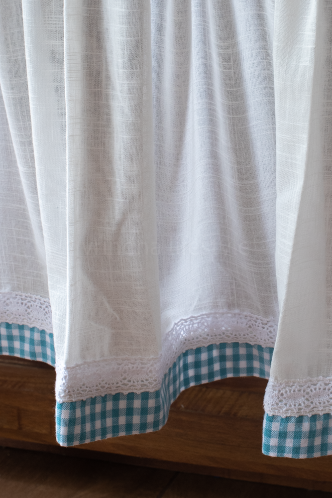 off white sheer kitchen curtain