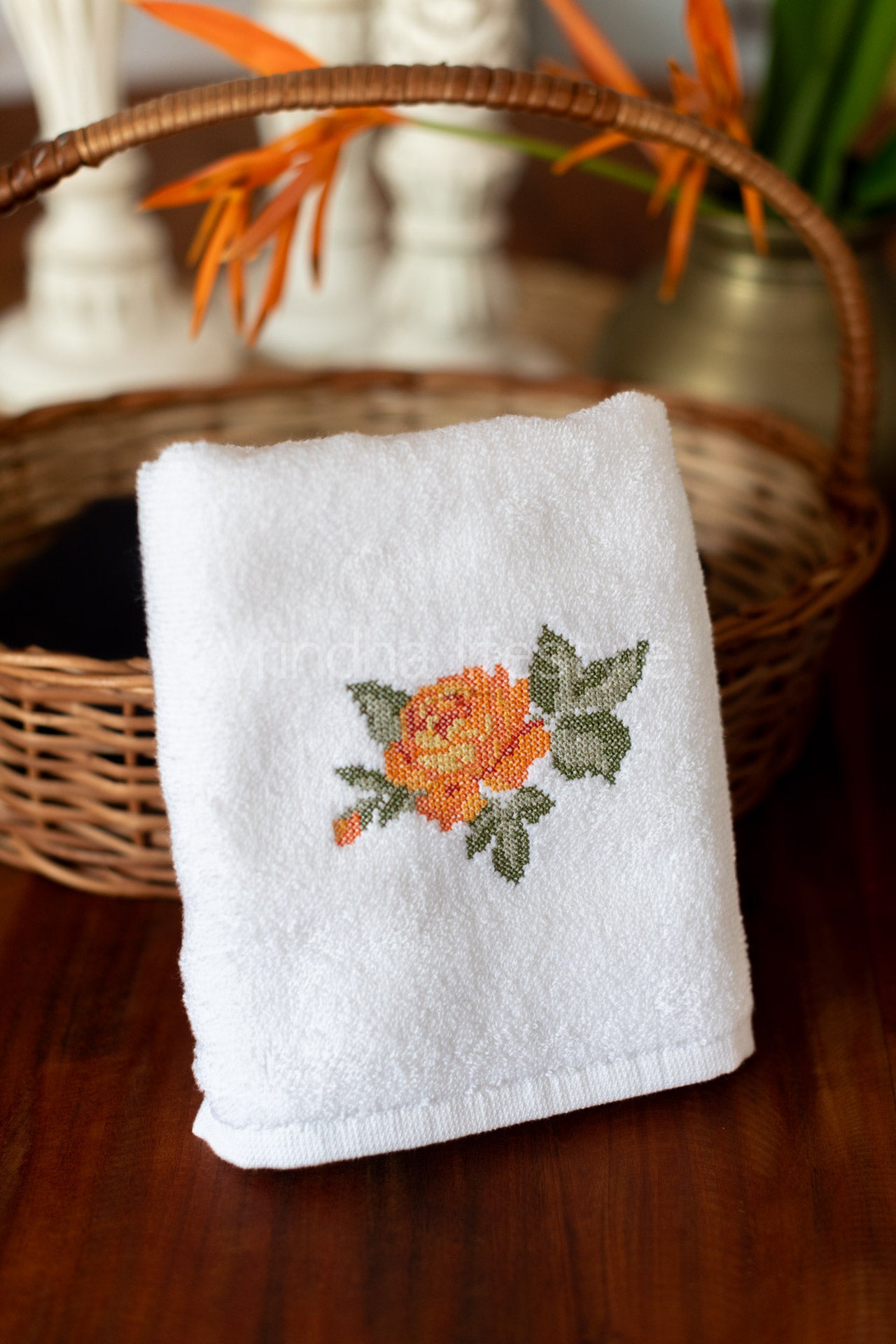 SOFT HAND TOWEL with embroidery -17x26 inches( single unit)-customisable