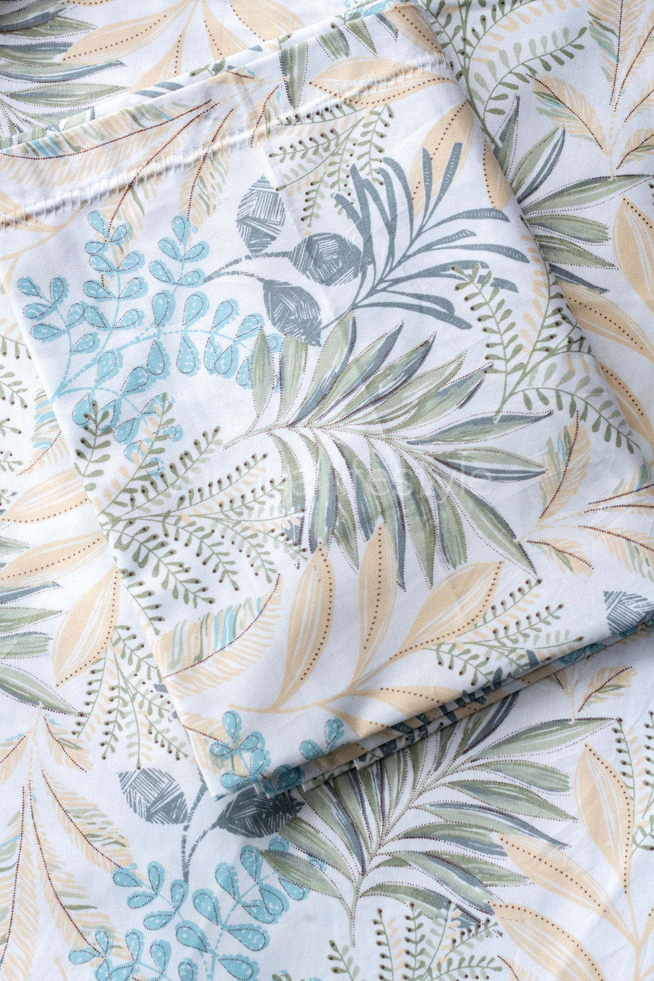 Printed percale cotton bedsheet -400 TC-Super King