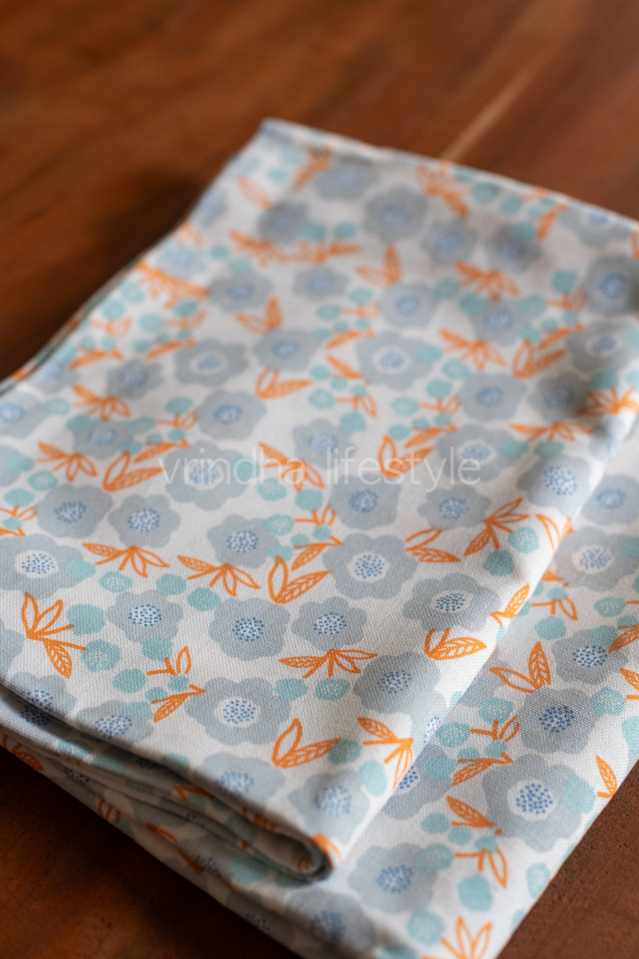 PRINTED COTTON BOLSTER COVERS-set of 2