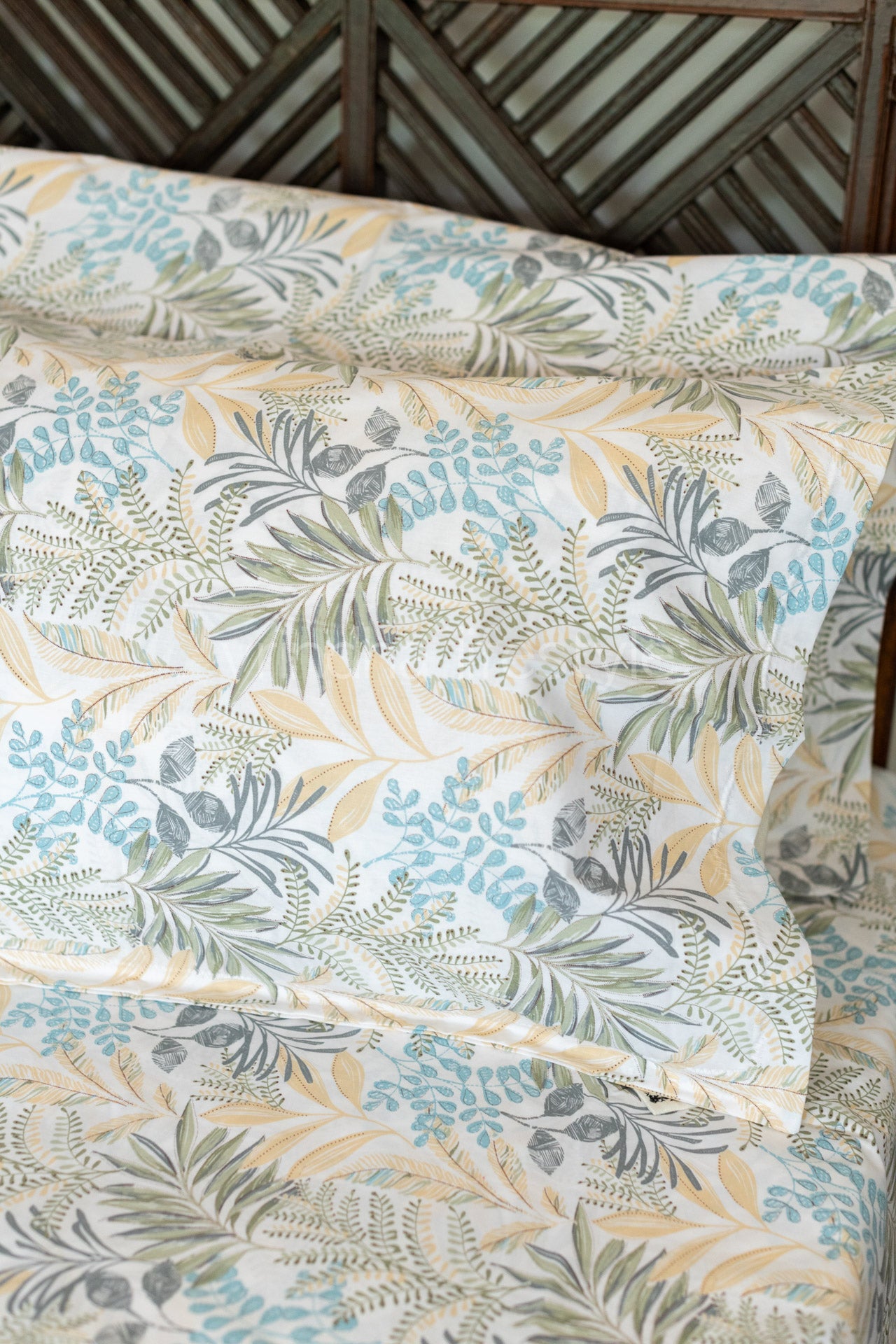 Printed percale cotton bedsheet -400 TC-Super King