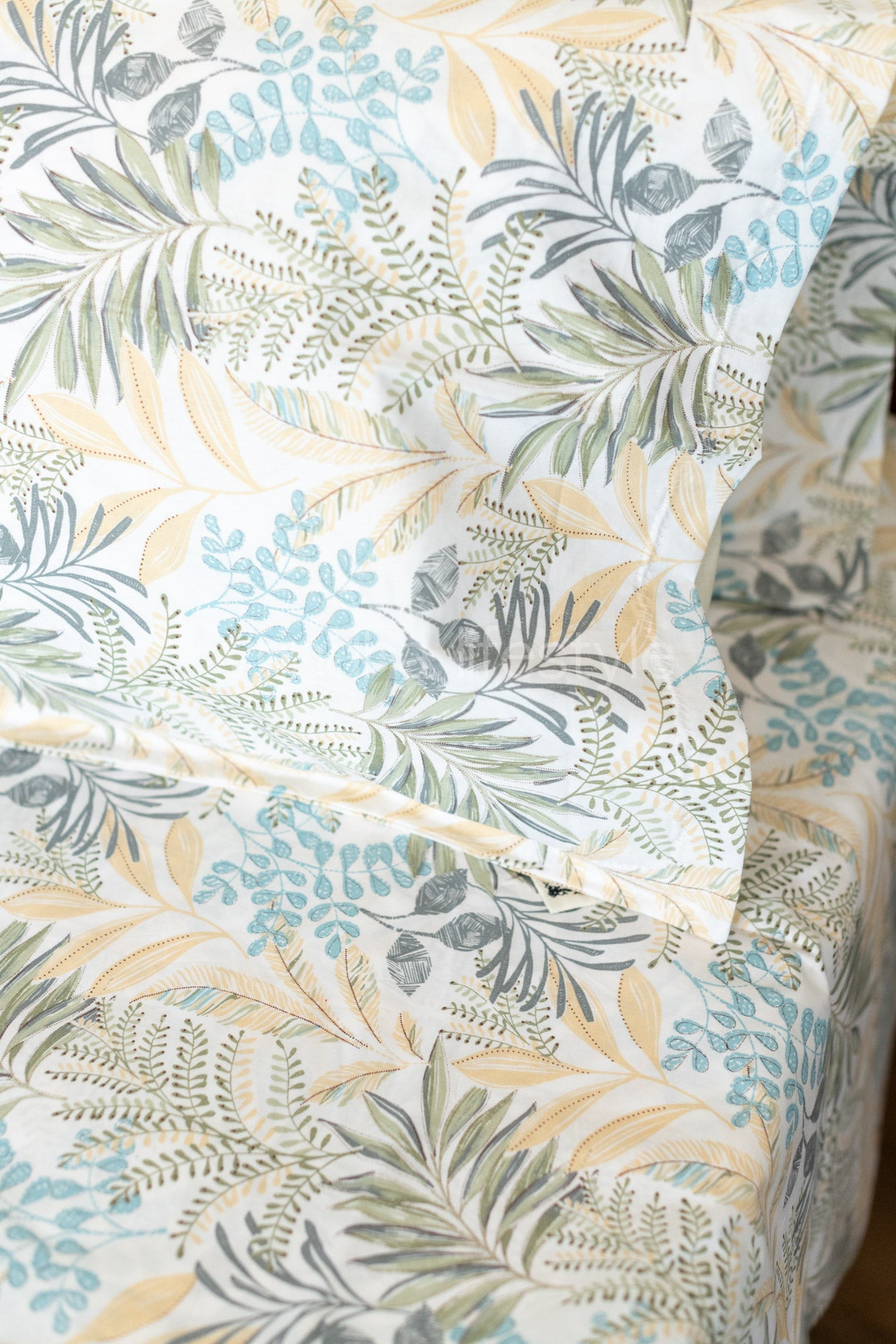Printed percale cotton bedsheet -400 TC-Super King