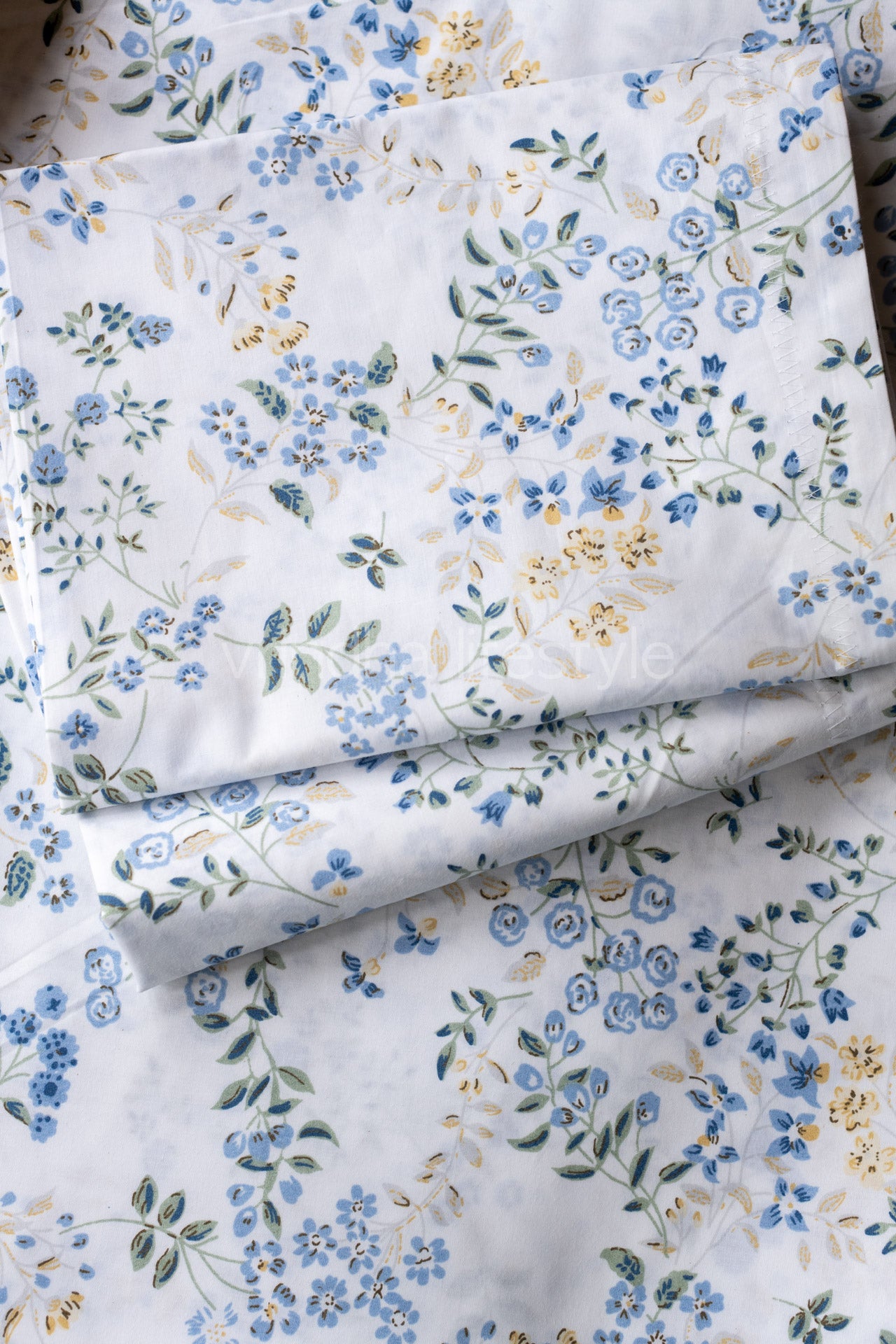 Printed percale cotton bedsheet -400 TC-Super King