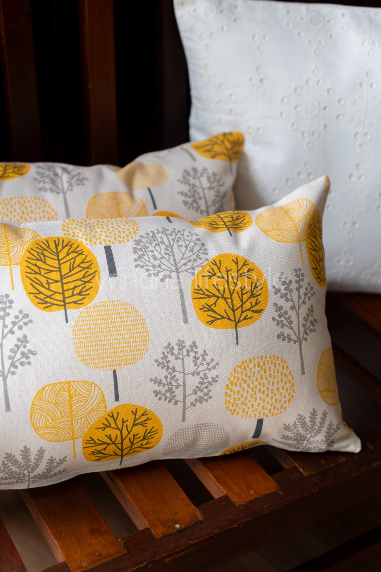 Cotton canvas, printed pre-filled cushion-12x18 inches