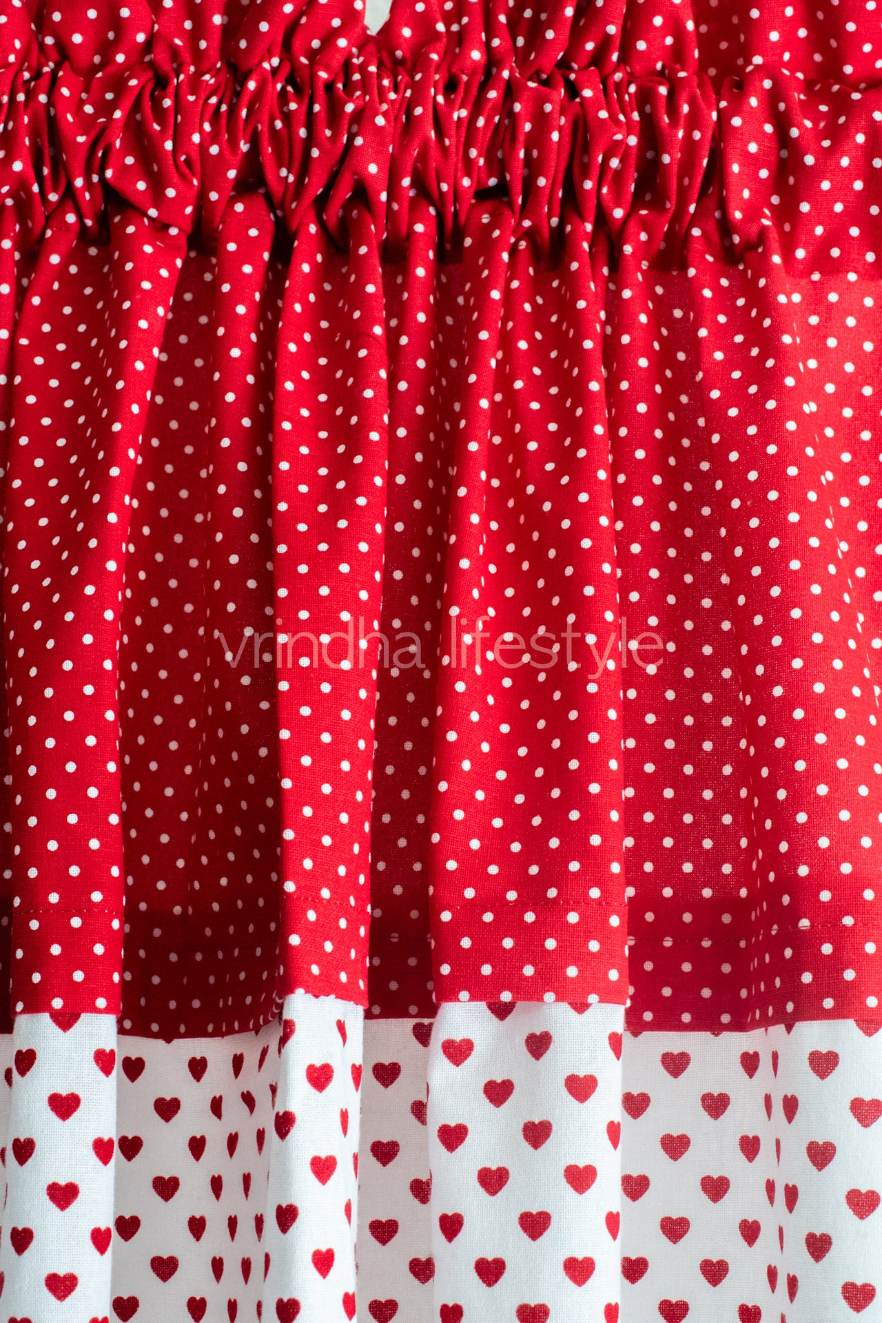 Printed cotton curtain -7 ft /Rod pocket curtain-customisable