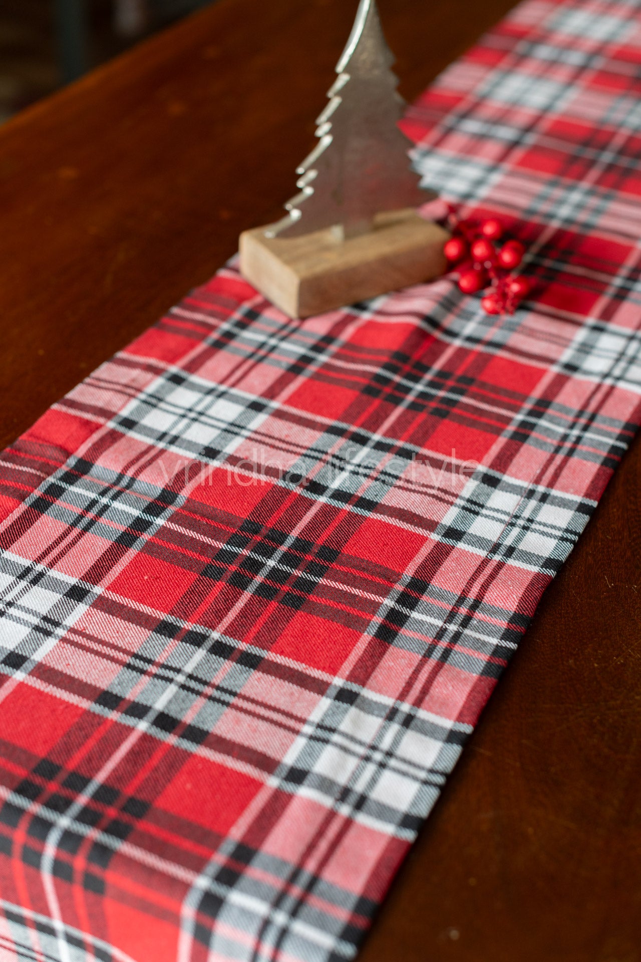 Cotton acrylic table runner -10.5x54 inches-customisable