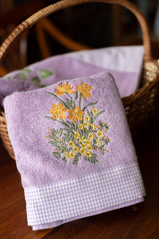 SOFT HAND TOWEL with embroidery -16x25 inches( single unit)-customisable