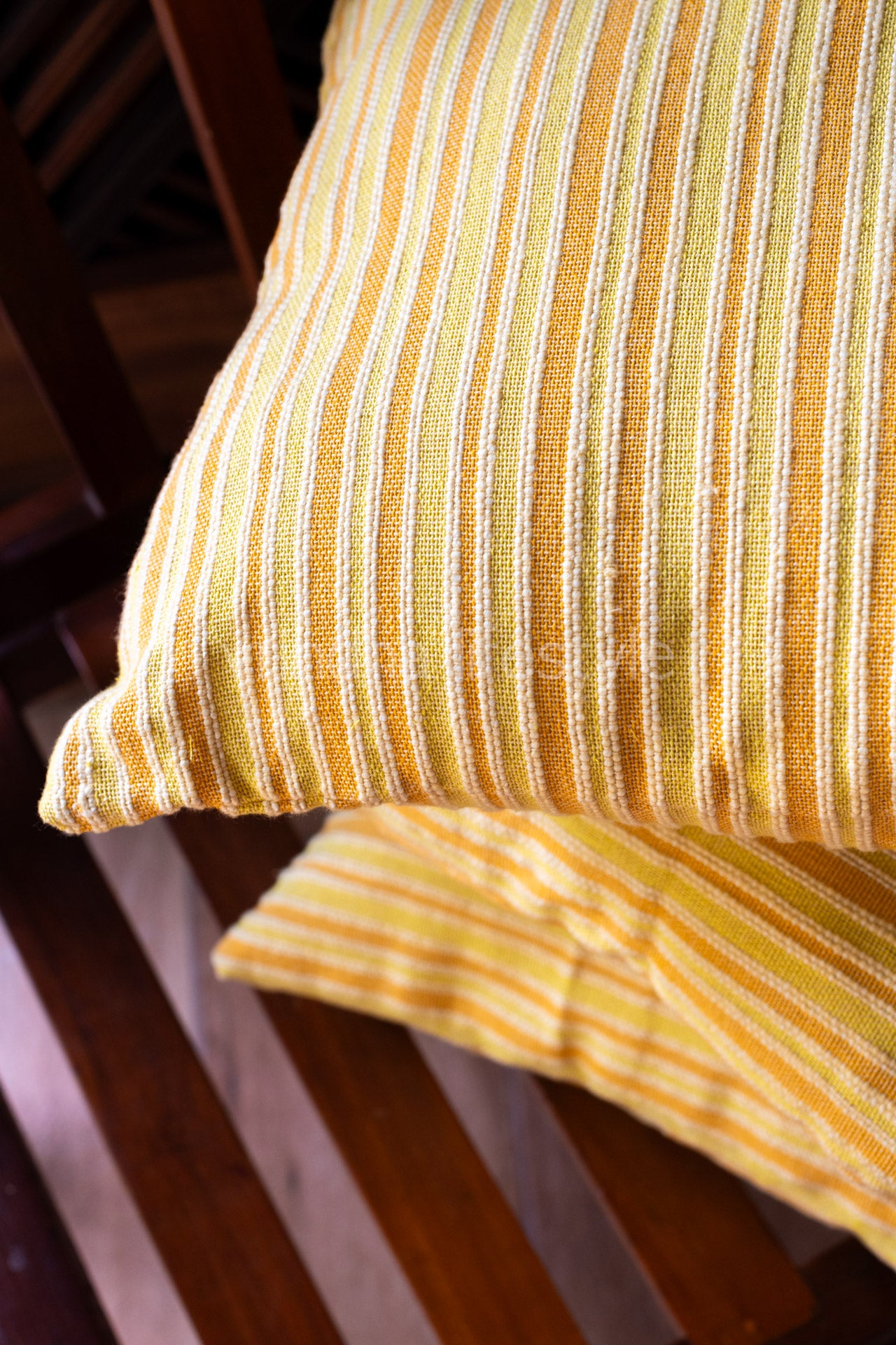 WOVEN STRIPES CUSHION COVERS-Set of two cushion covers