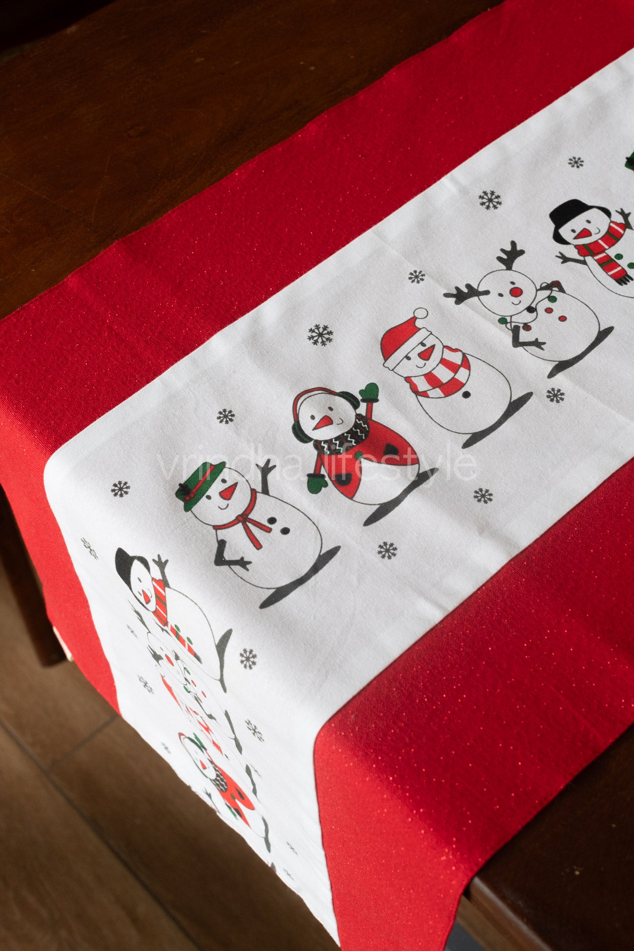 Cotton lurex table runner -14x54 inches-customisable