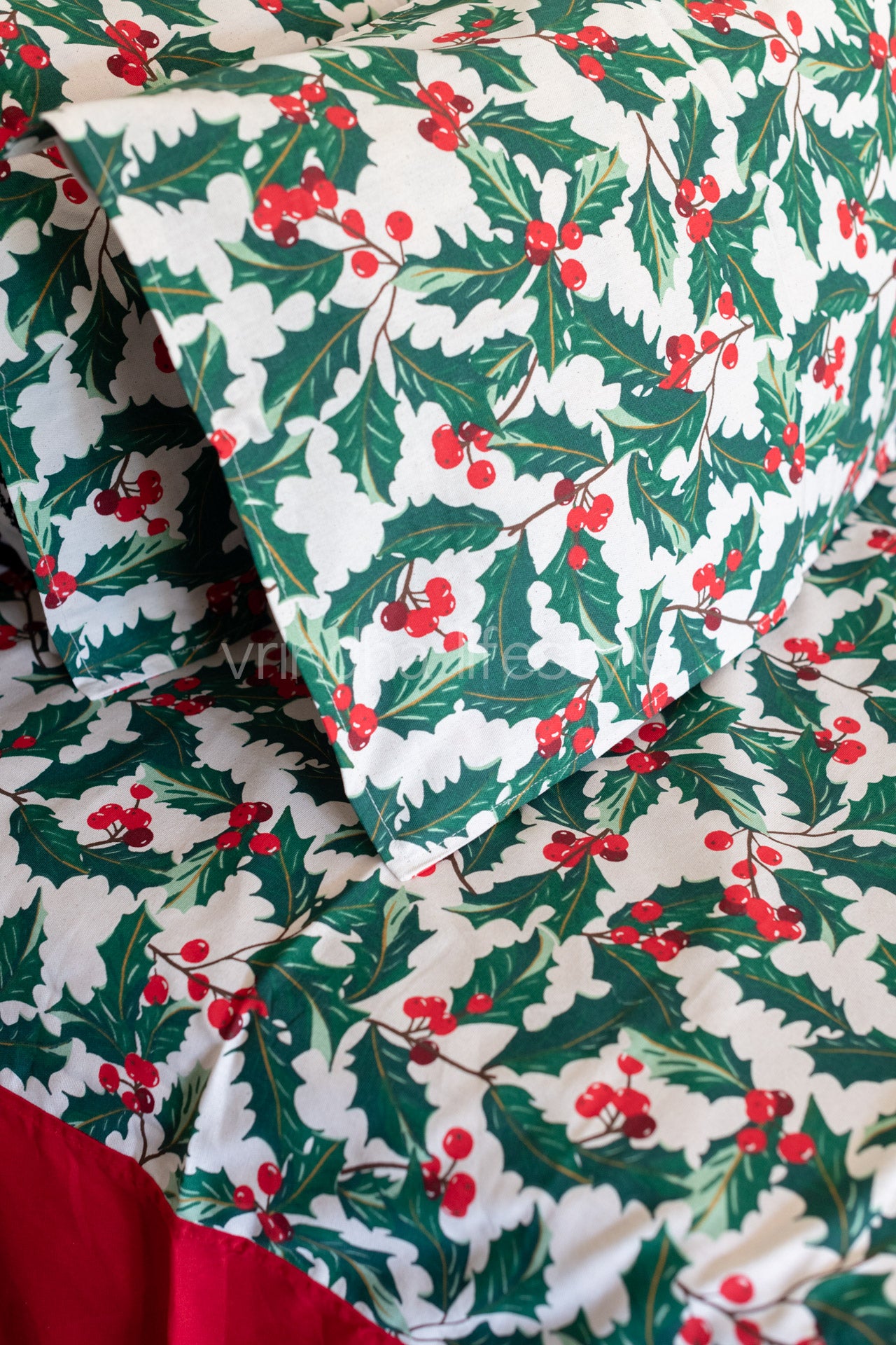 COTTON PRINTED BEDSHEET WITH PLAIN BORDER-King size