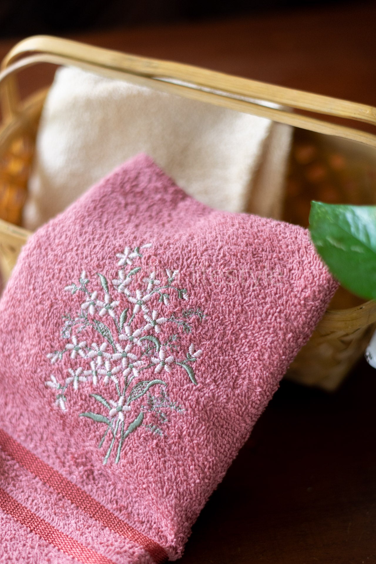 SOFT HAND TOWEL with embroidery -16x23 inches( single unit)