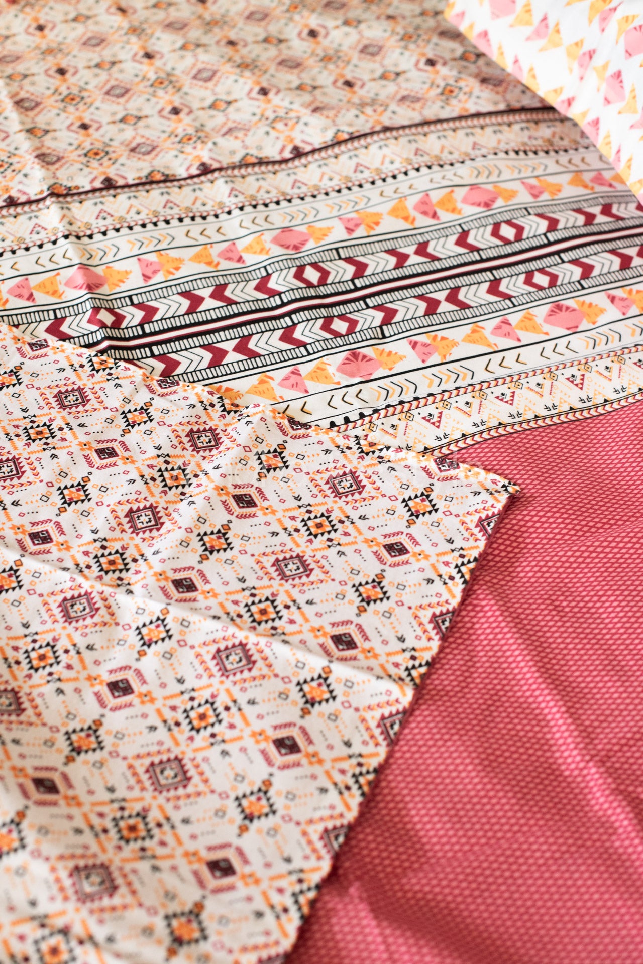 SOFT TWILL COTTON BED SHEET SET -Super king size