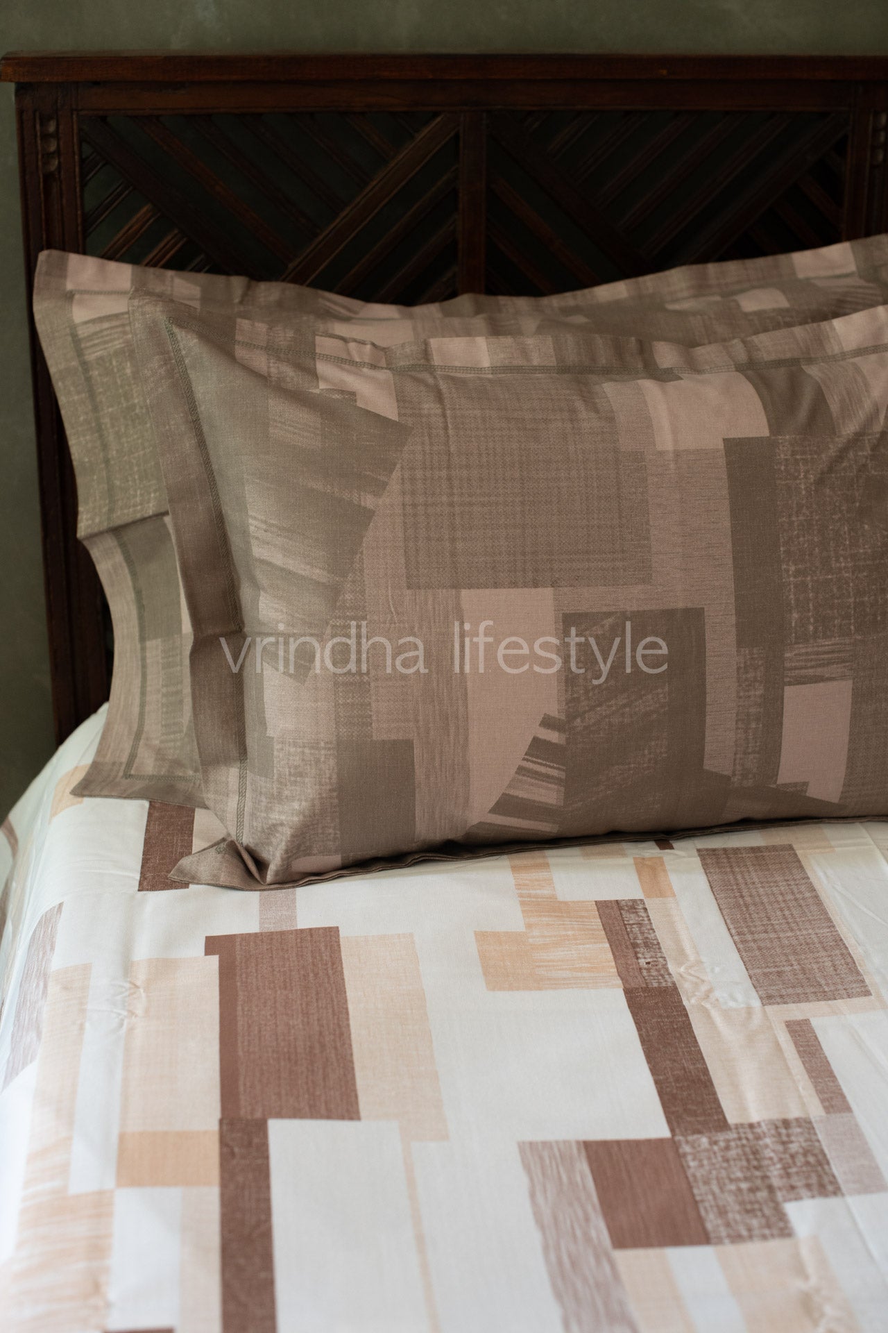 SOFT TWILL COTTON BED SHEET SET -Super king size