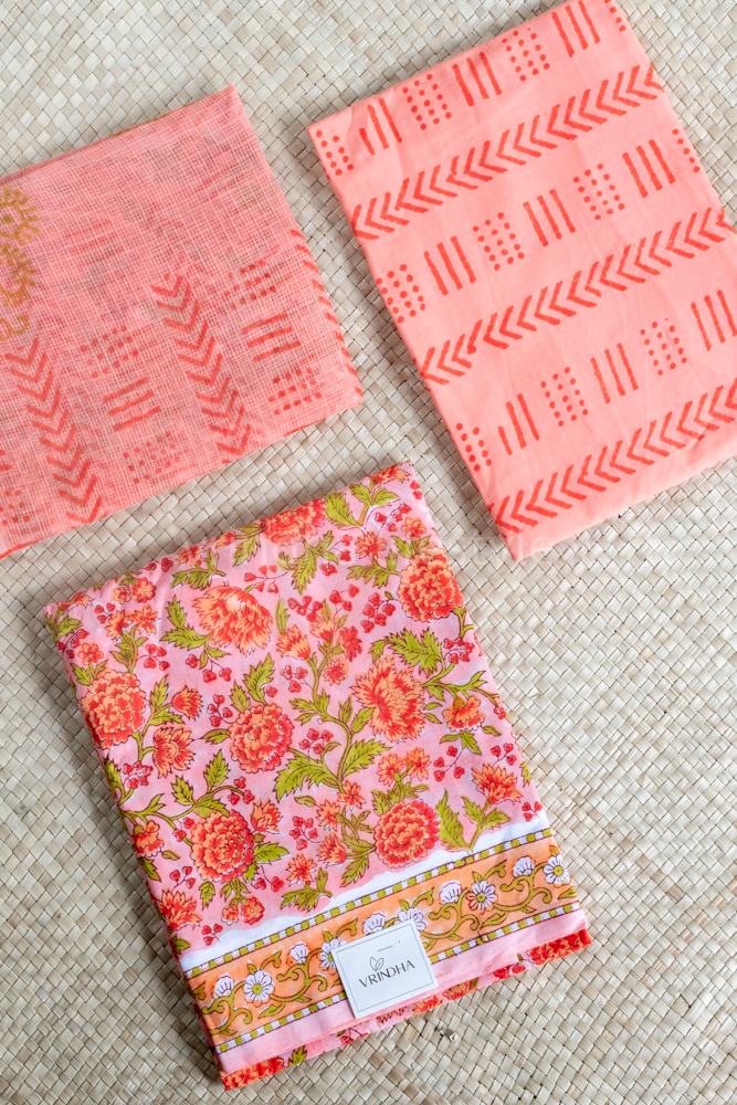 COTTON SALWAR MATERIAL-3 pcs set