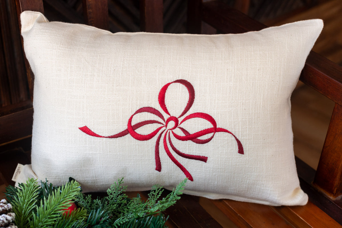 COTTON LUMBAR PRE FILLED CUSHION -12x18 inches-single unit