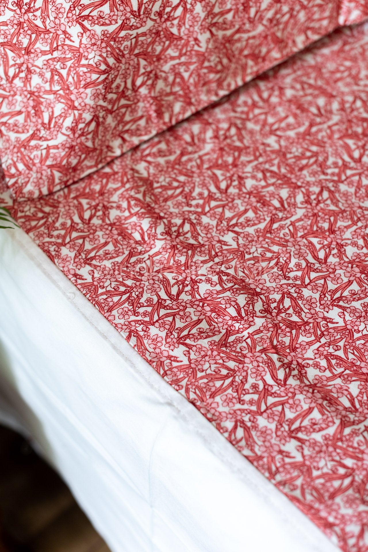 COTTON PRINTED BEDSHEET WITH PLAIN BORDER-King size