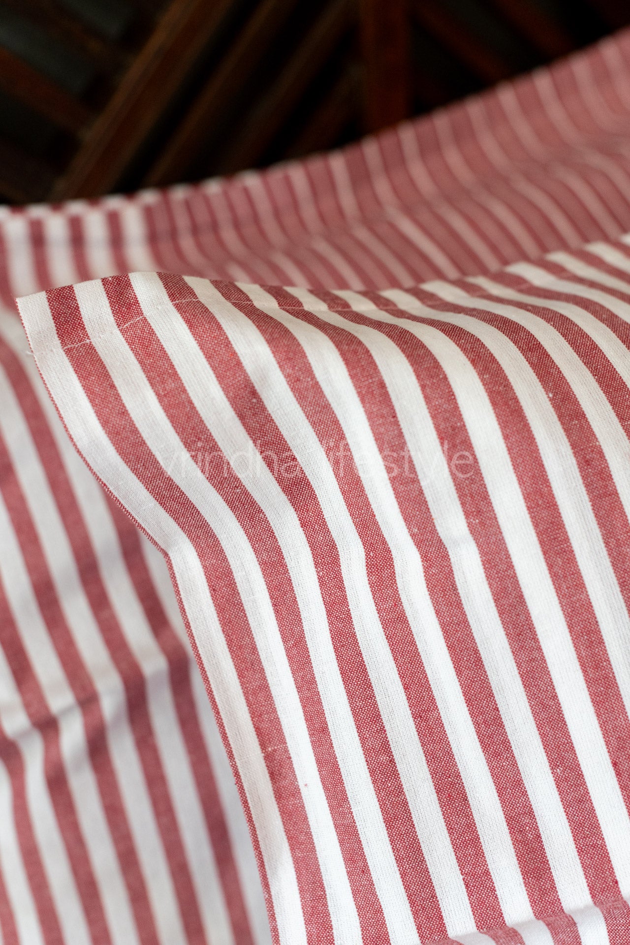 WOVEN HANDLOOM COTTON BEDSHEET SET-Super king size