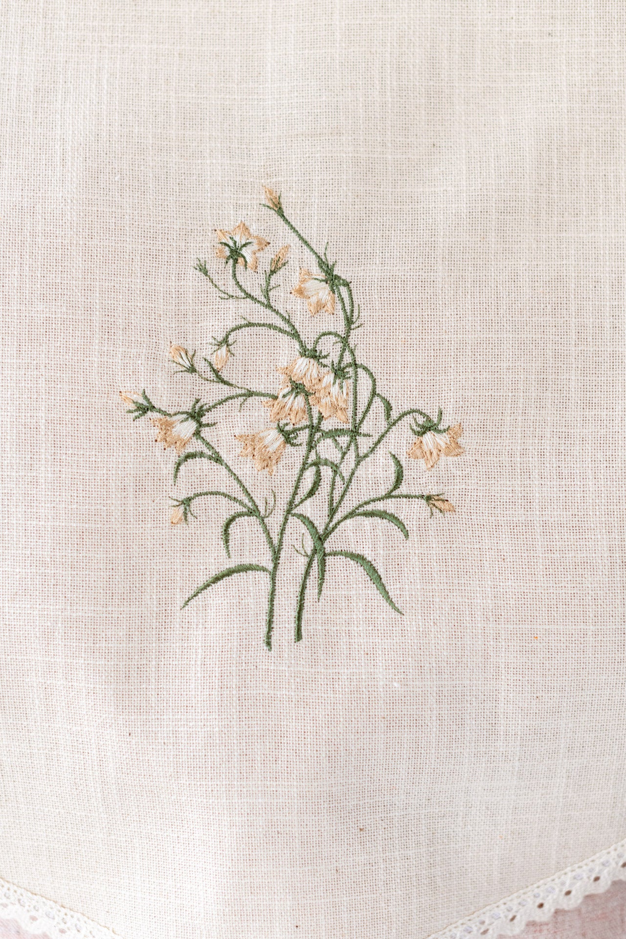 SOFA BACK COVER-with embroidery and lace detailing -Set of 5