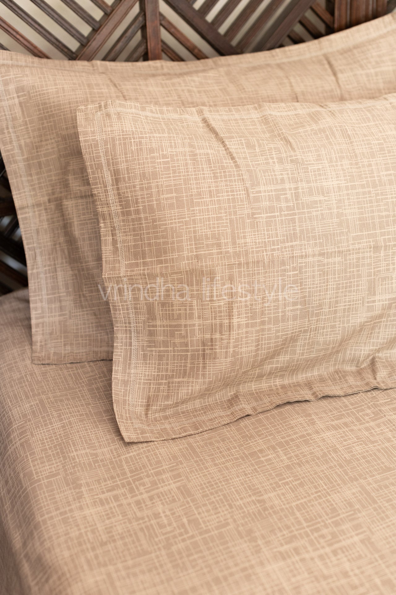 Printed Soft Satin cotton bedsheet -250 TC-Super King