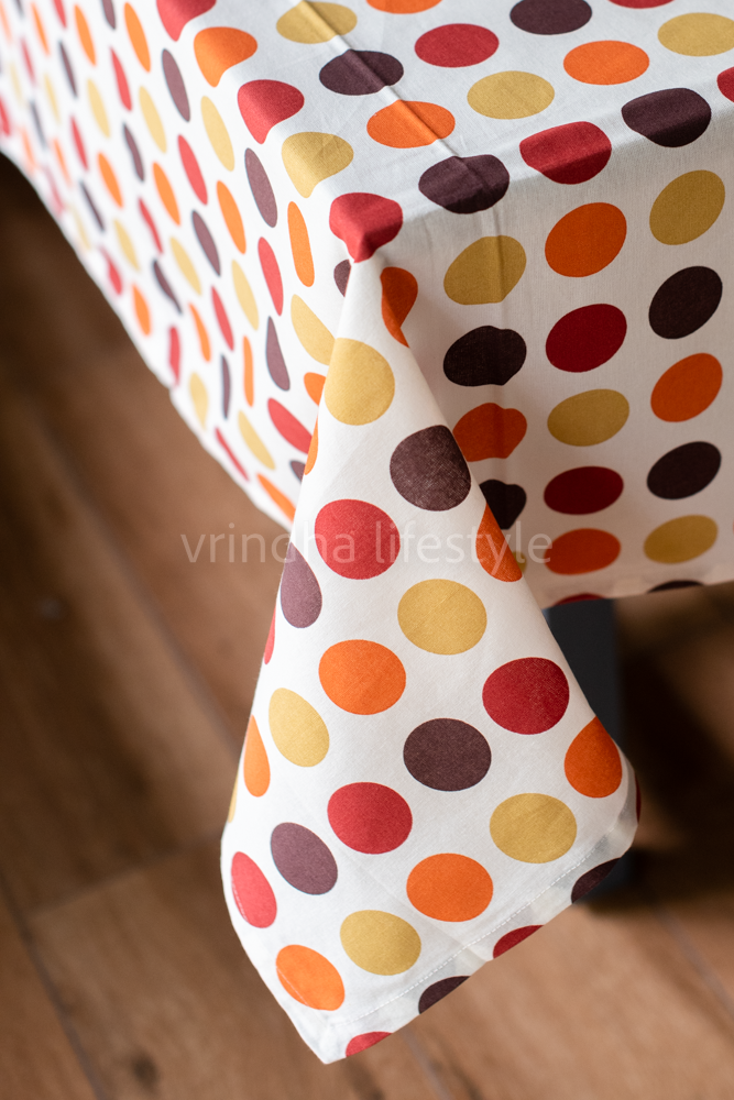 PRINTED COTTON TABLE CLOTH -6 to 8 seater
