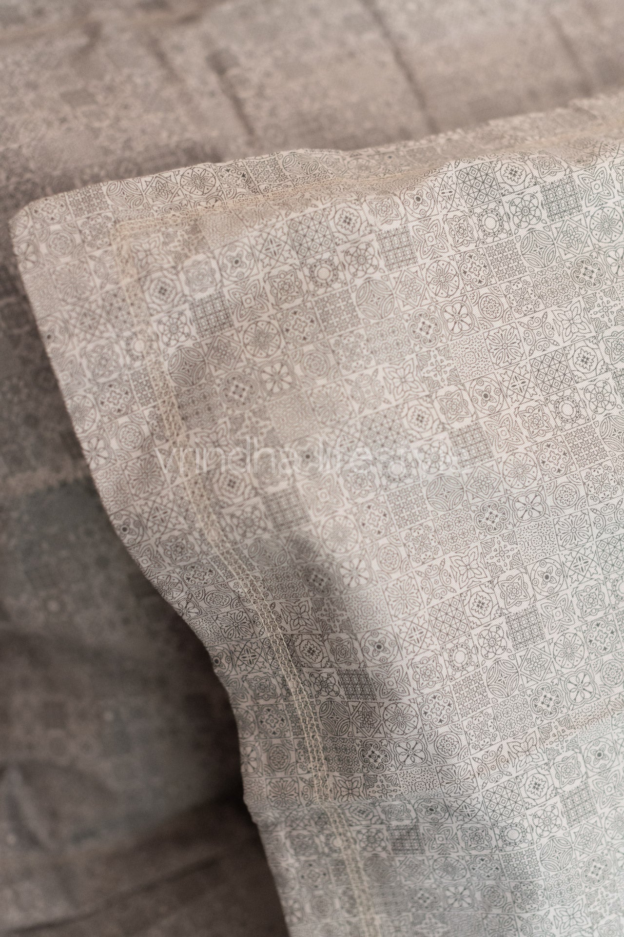 Printed Soft Satin cotton bedsheet -250 TC-Super King