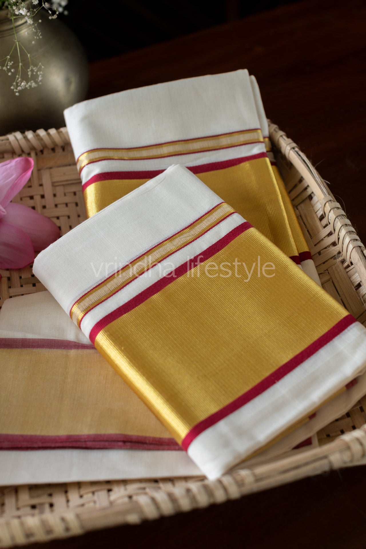 Kerala Set Mundu-Handloom