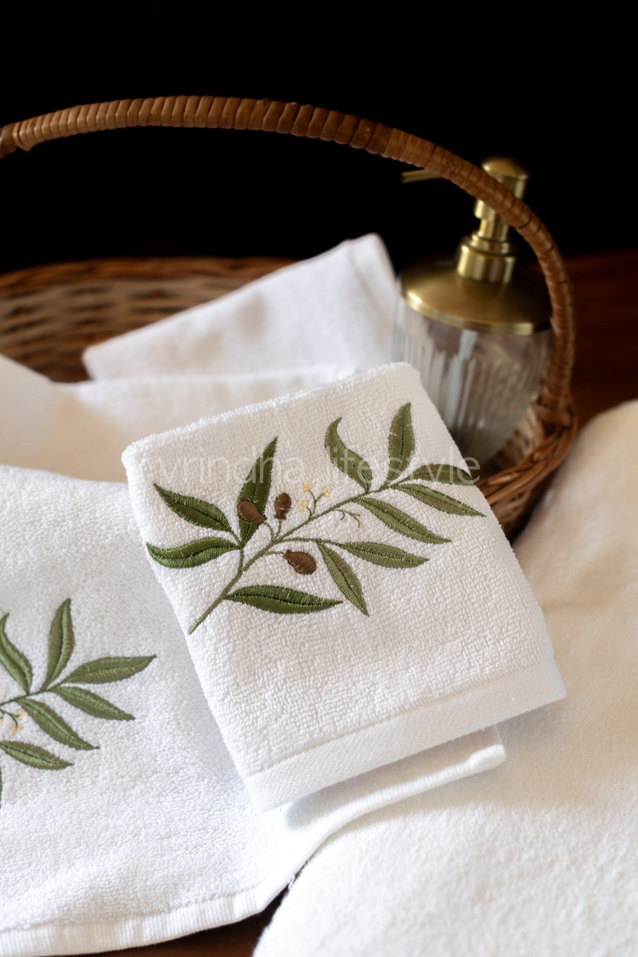 SOFT HAND TOWEL with embroidery -17x26 inches( single unit)-customisable