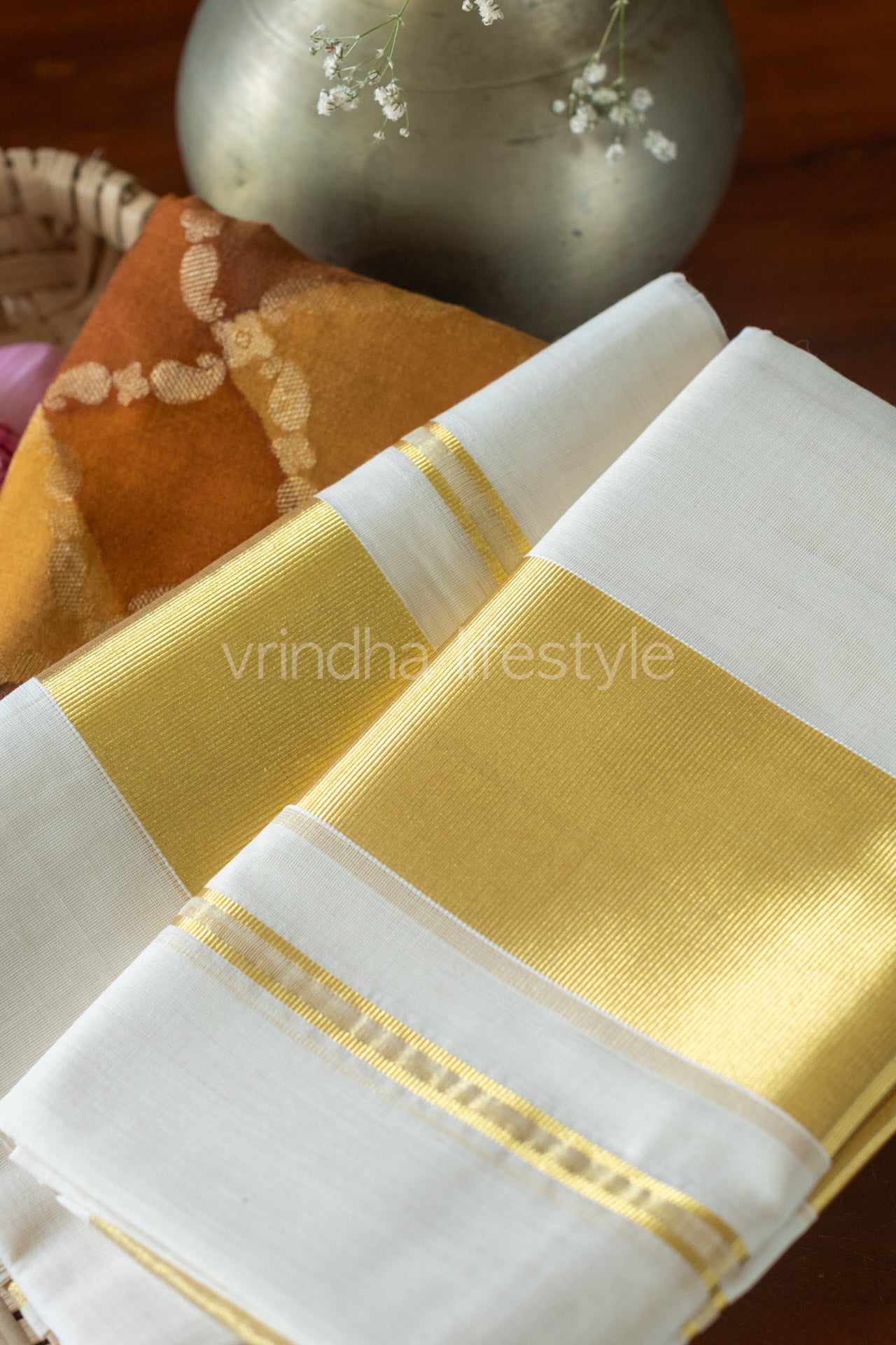 Kerala Set Mundu-Handloom
