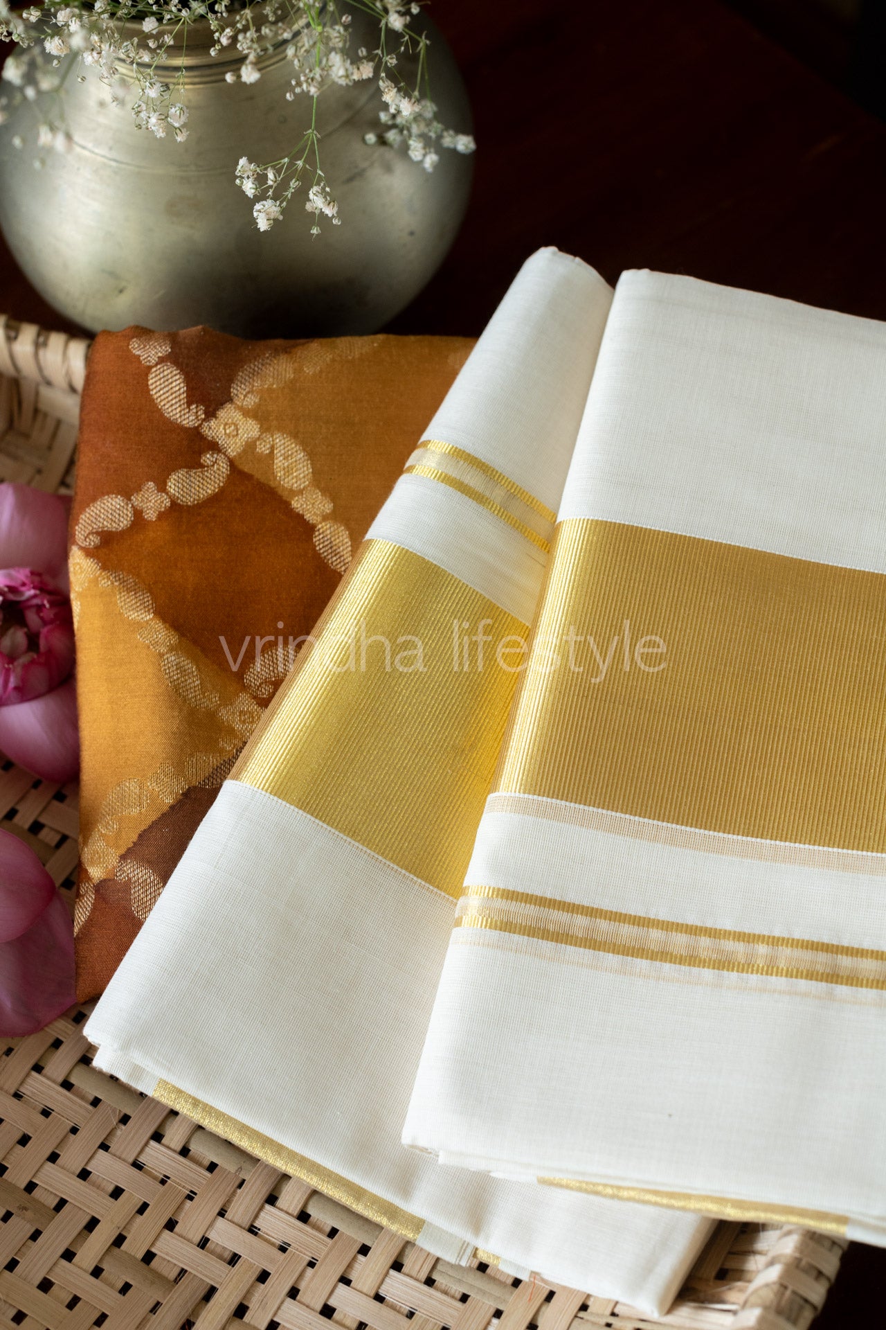 Kerala Set Mundu-Handloom