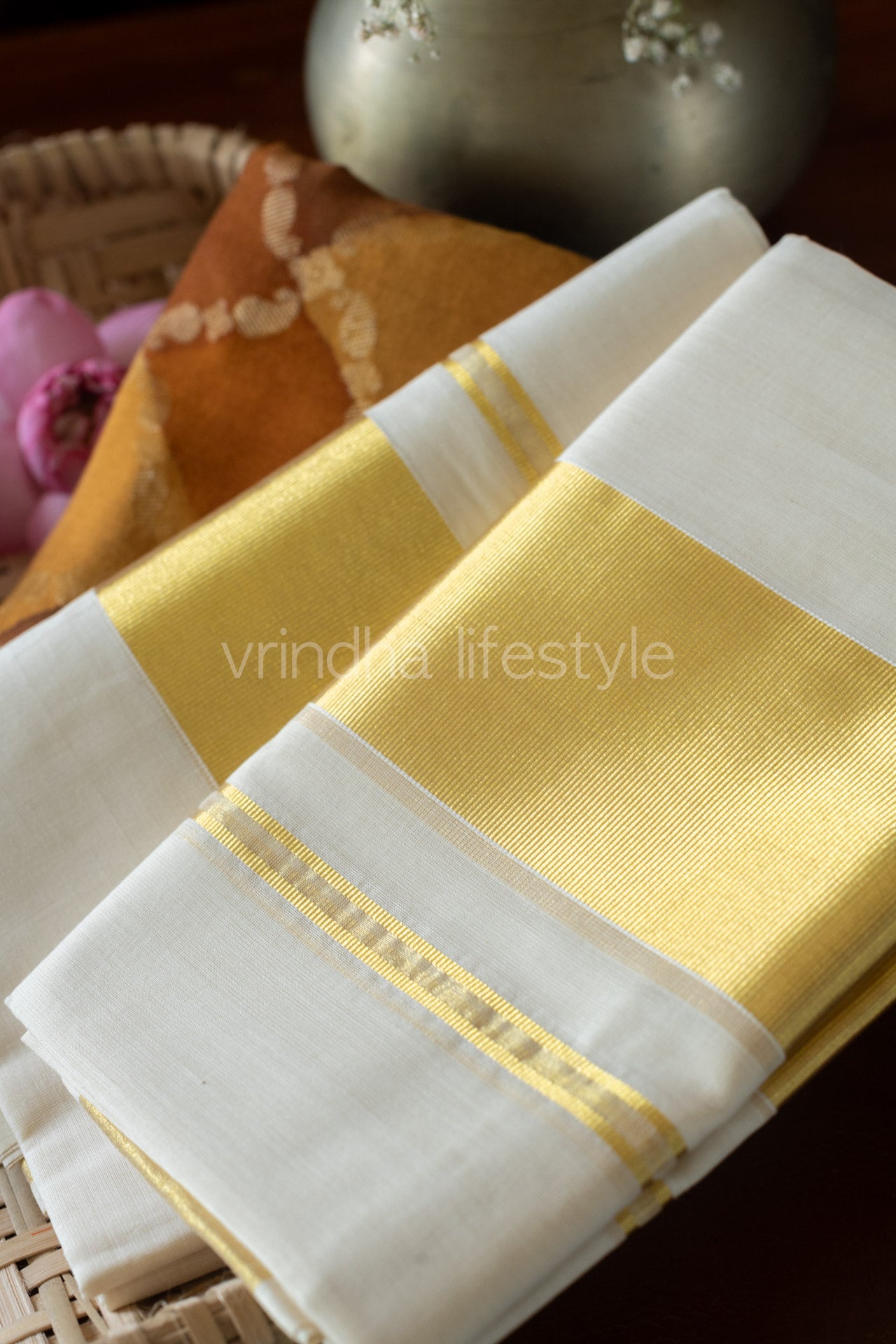 Kerala Set Mundu-Handloom