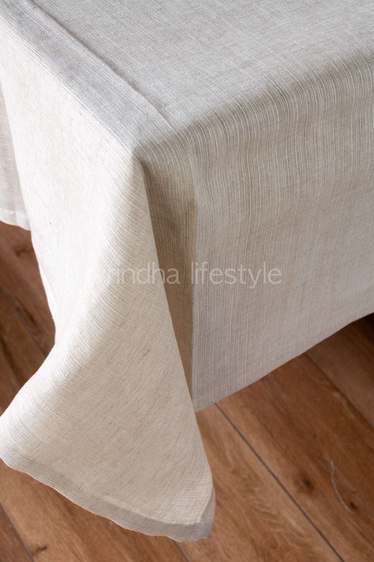 Linen cotton table cloth-10 seater