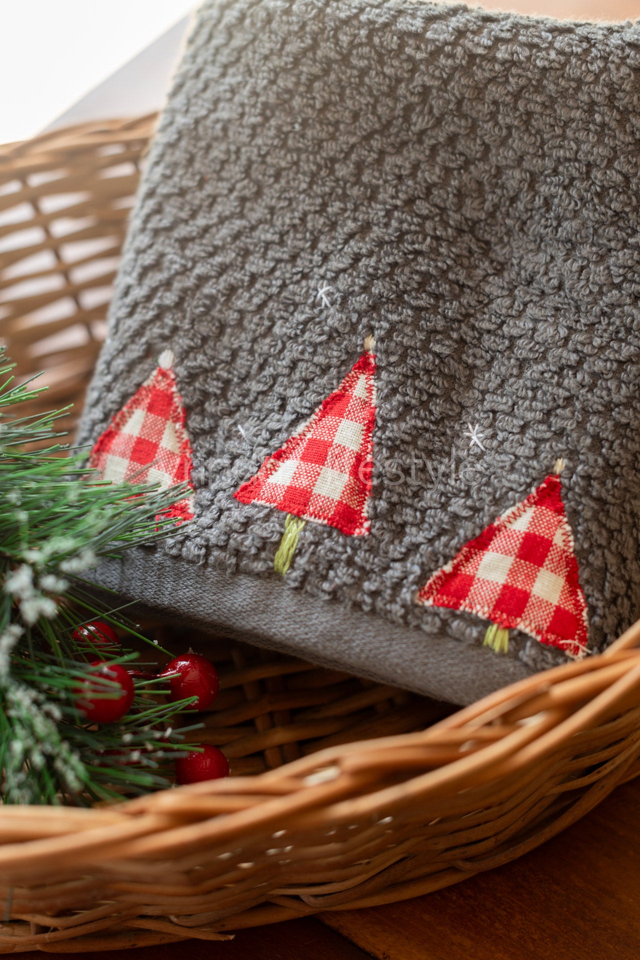 SOFT HAND TOWEL with hand embroidery -16x24 inches( single unit)