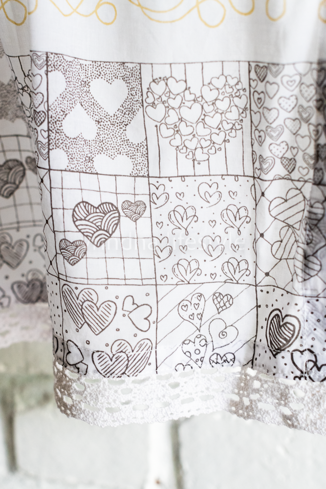 KITCHEN VALANCE-Sheer curtain with lace