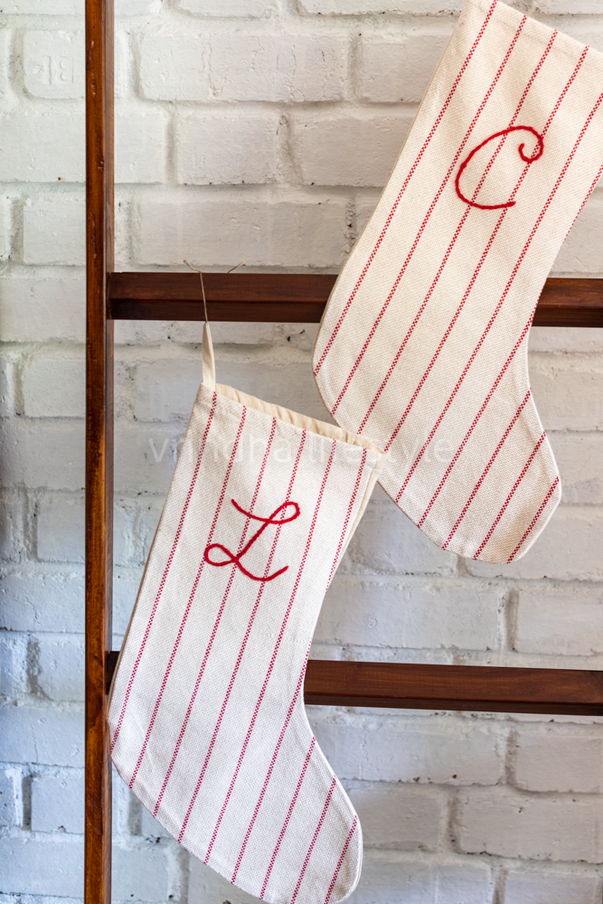 MONOGRAM CHRISTMAS STOCKING-Single Unit
