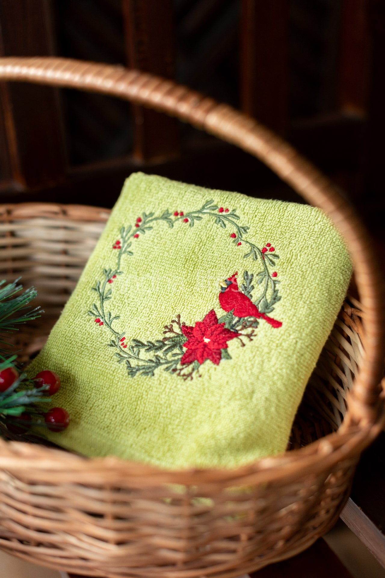 SOFT HAND TOWEL with embroidery -17x25 inches( single unit)