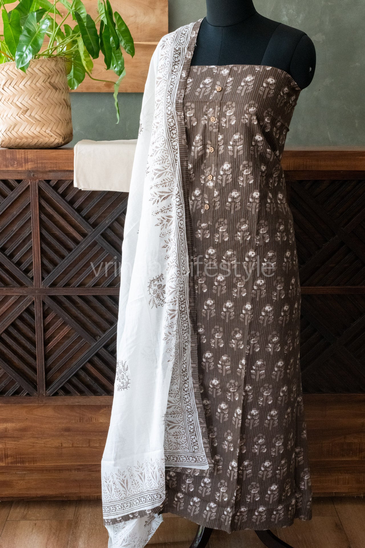 Kantha Cotton salwar material