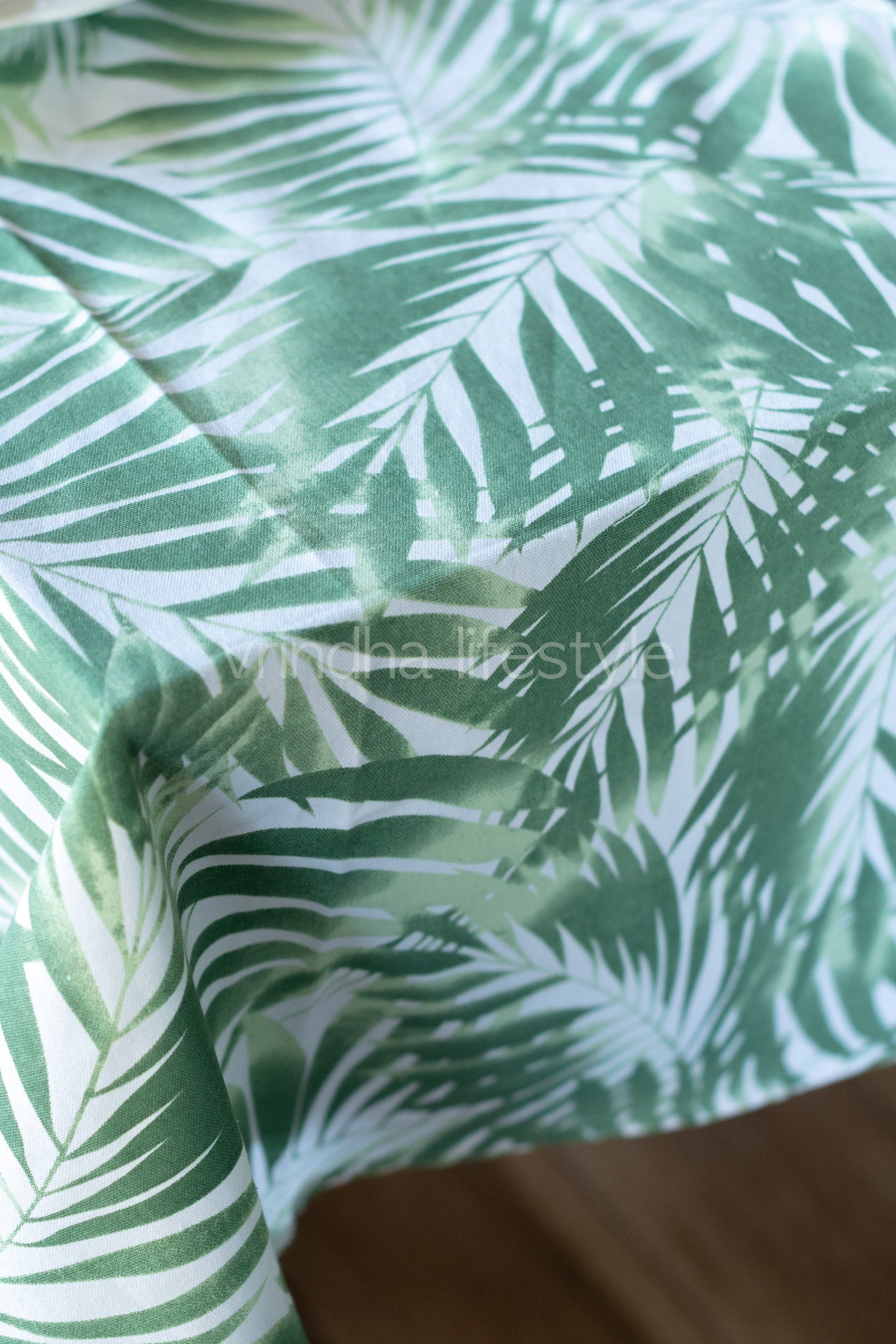 Tropical print table cloth-6/8 seater