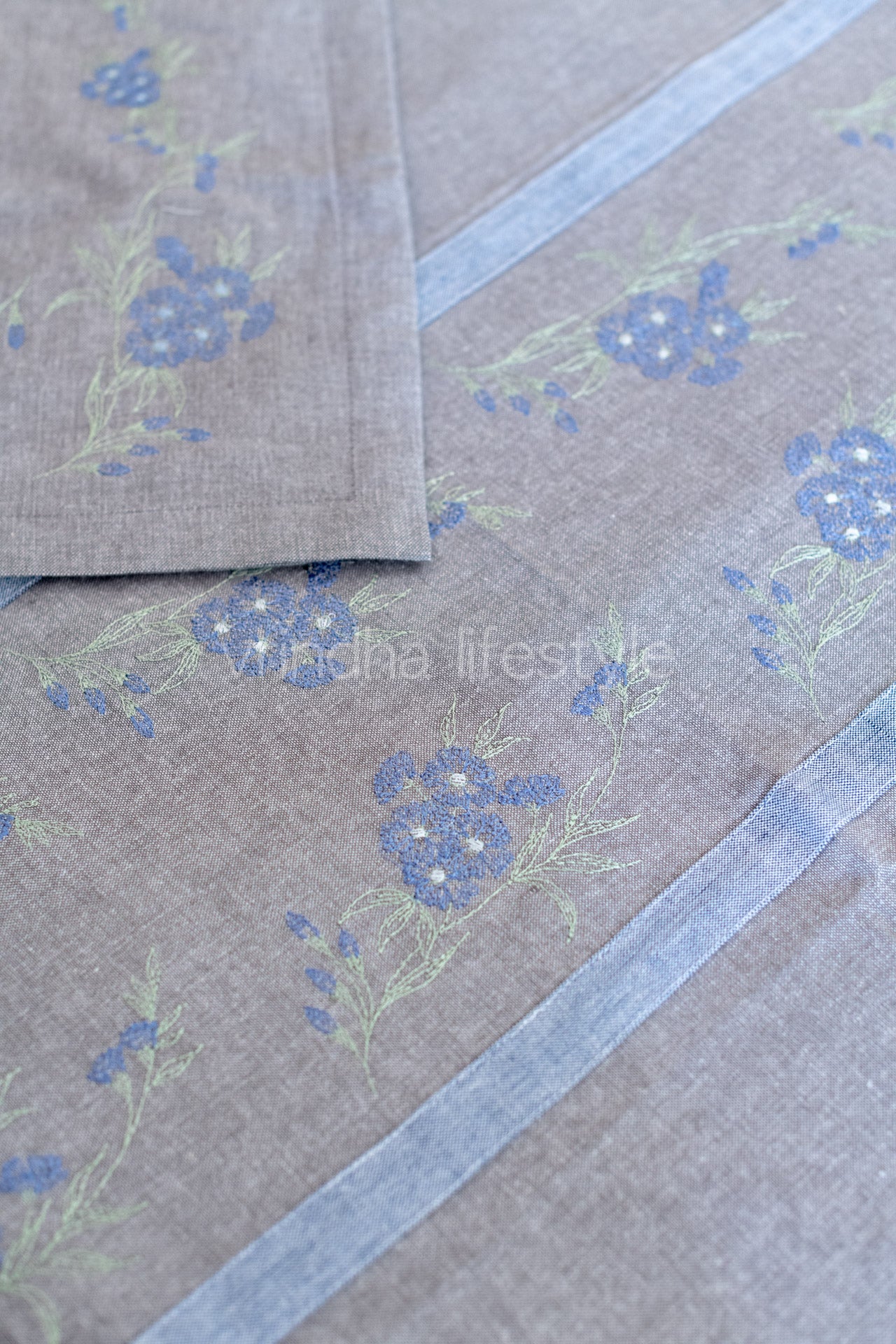COTTON BED SHEET with cotton pillow covers with embroidery-Single