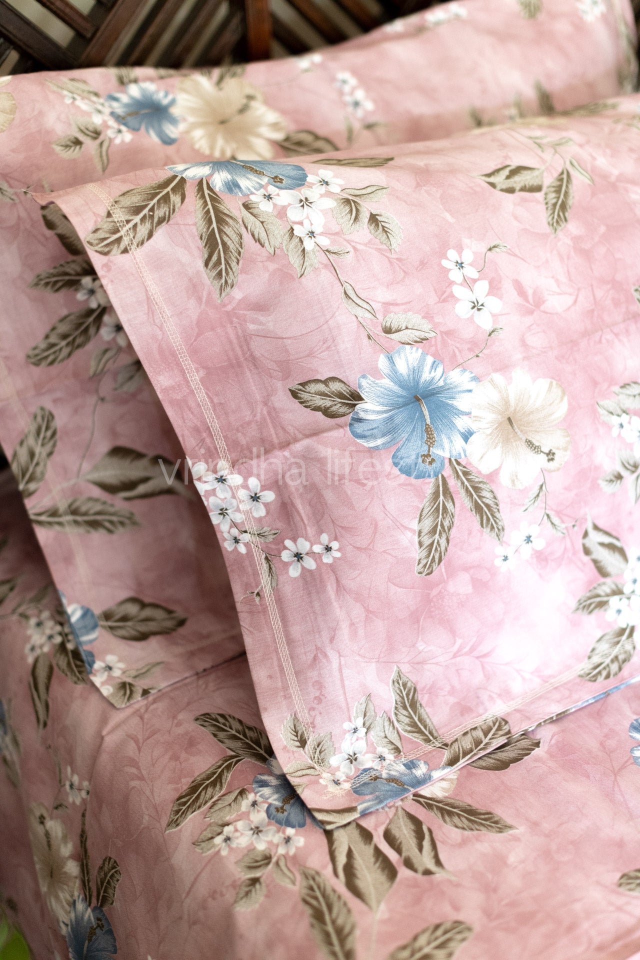 Soft Satin cotton bedsheet -300 TC-Super King