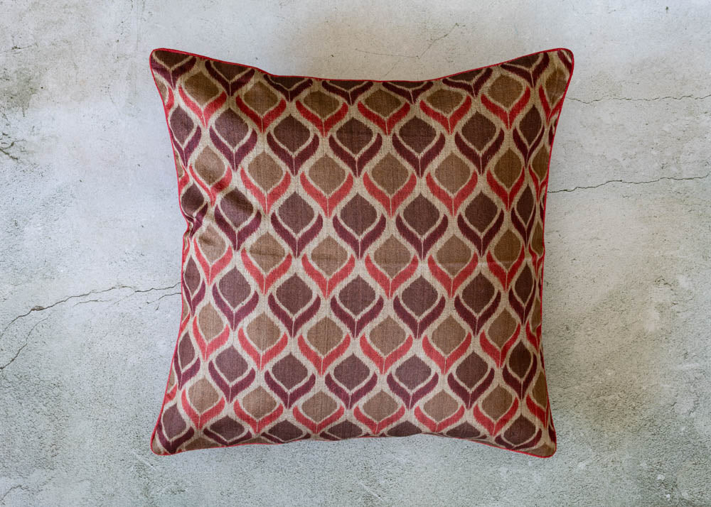 ETHNIC PURE SILK CUSHION COVERS -16 x 16 inches ( Single unit)