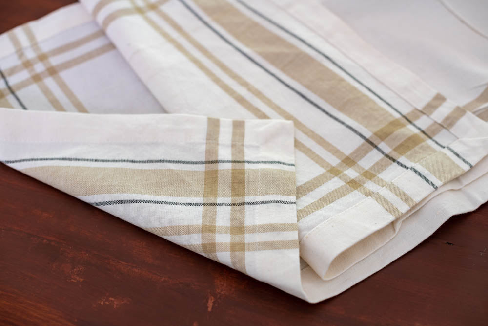 COTTON STRIPE TABLE RUNNER (14x108 inches)