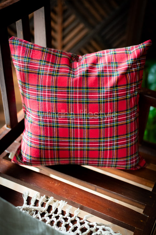 WOVEN COTTON CUSHION COVERS-Single unit