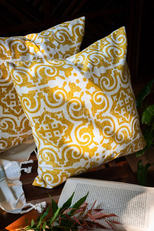 PRINTED COTTON CUSHION COVERS -Single unit