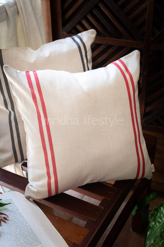 WOVEN COTTON CUSHION COVER -Single unit